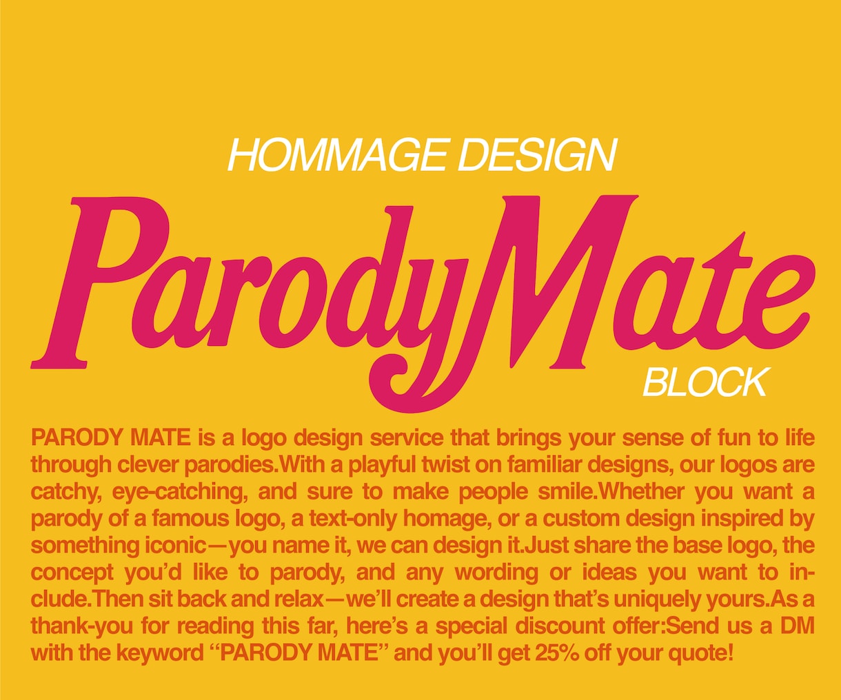 パロディロゴを遊び心満載に、高品質に作成致します 評価5★実績90件超！笑いと個性が光る唯一無二のロゴをお届け イメージ1
