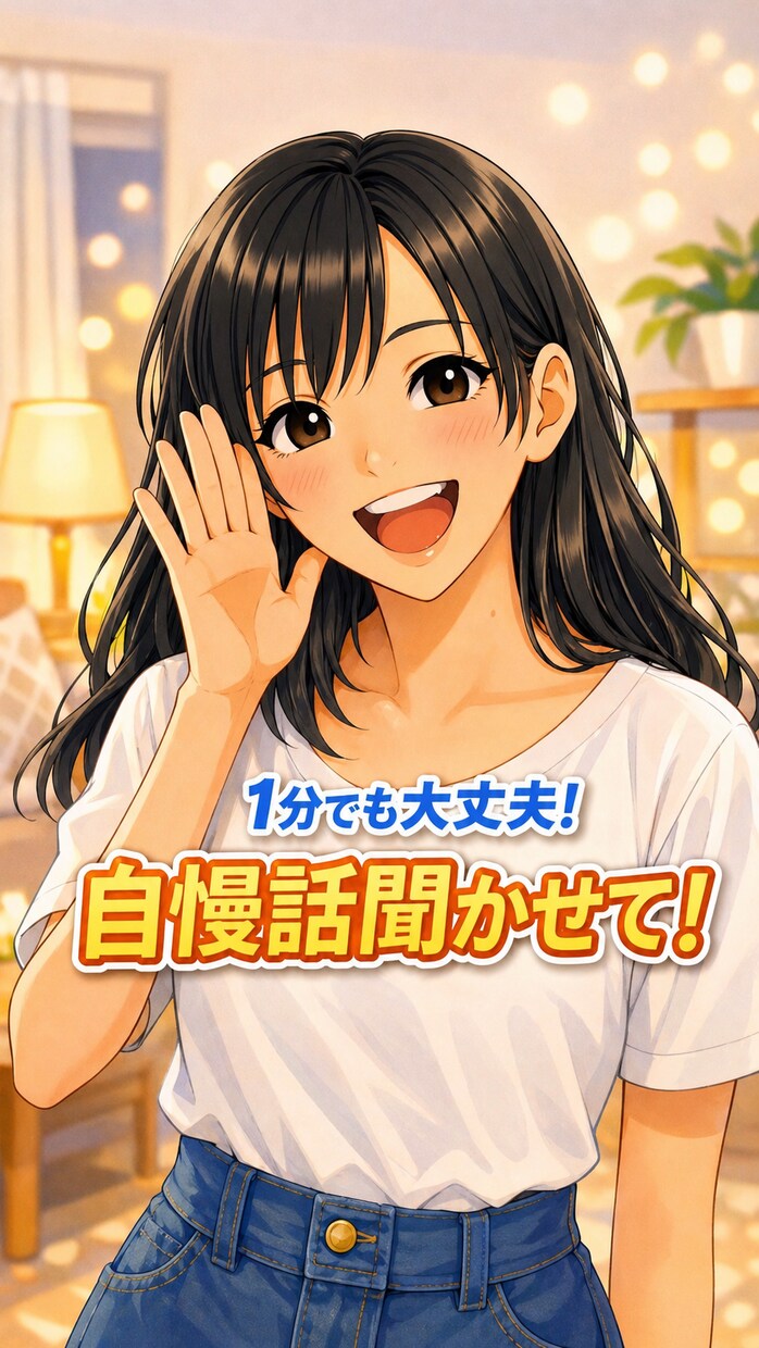 関西弁お姉さんが全力で自慢話聞きます 自慢話も頑張った話も本気で聞いて全力で褒めます☆ イメージ1