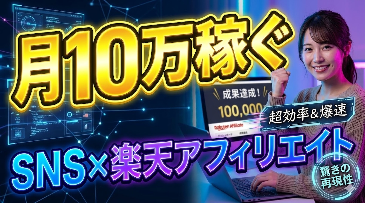 目を引くサムネイル画像を作成します 最短即日納品！1000円でクリック率を劇的に上げる1枚を。 イメージ8