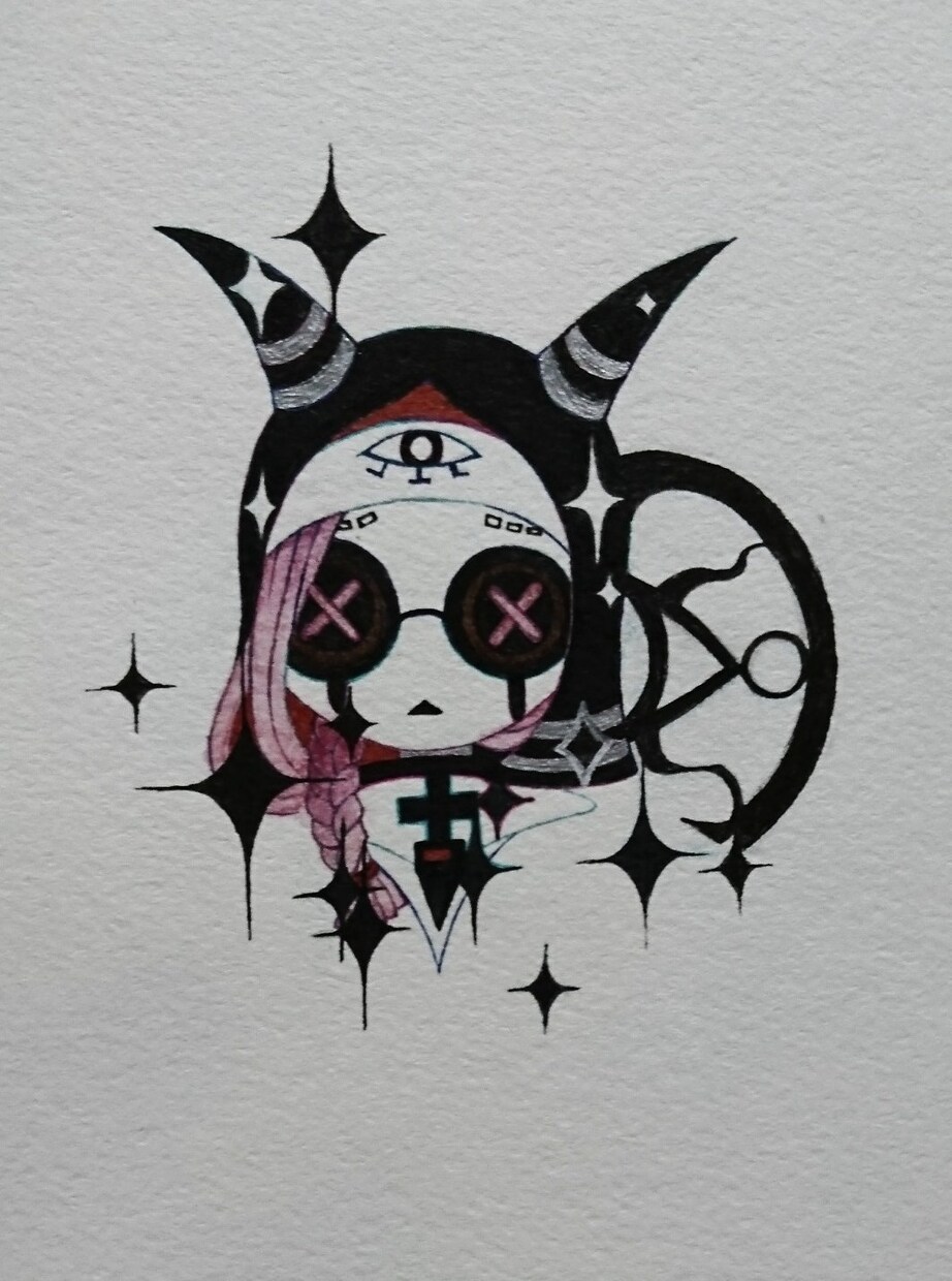 アナログイラストを描いて写真としてお送りします 割と臨機応変に対応できると思いますので提案等もどうぞ イメージ2