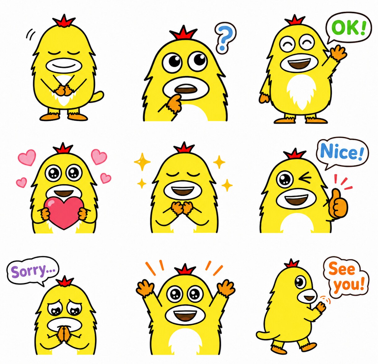 オリジナルLINEスタンプ描きます かわいいLINEスタンプ描きます！ イメージ5