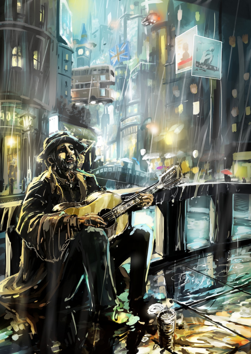 世界観を丁寧に表現する背景イラストを描きます ただの背景ではないその空気まで感じられる１枚をお作りします イメージ9