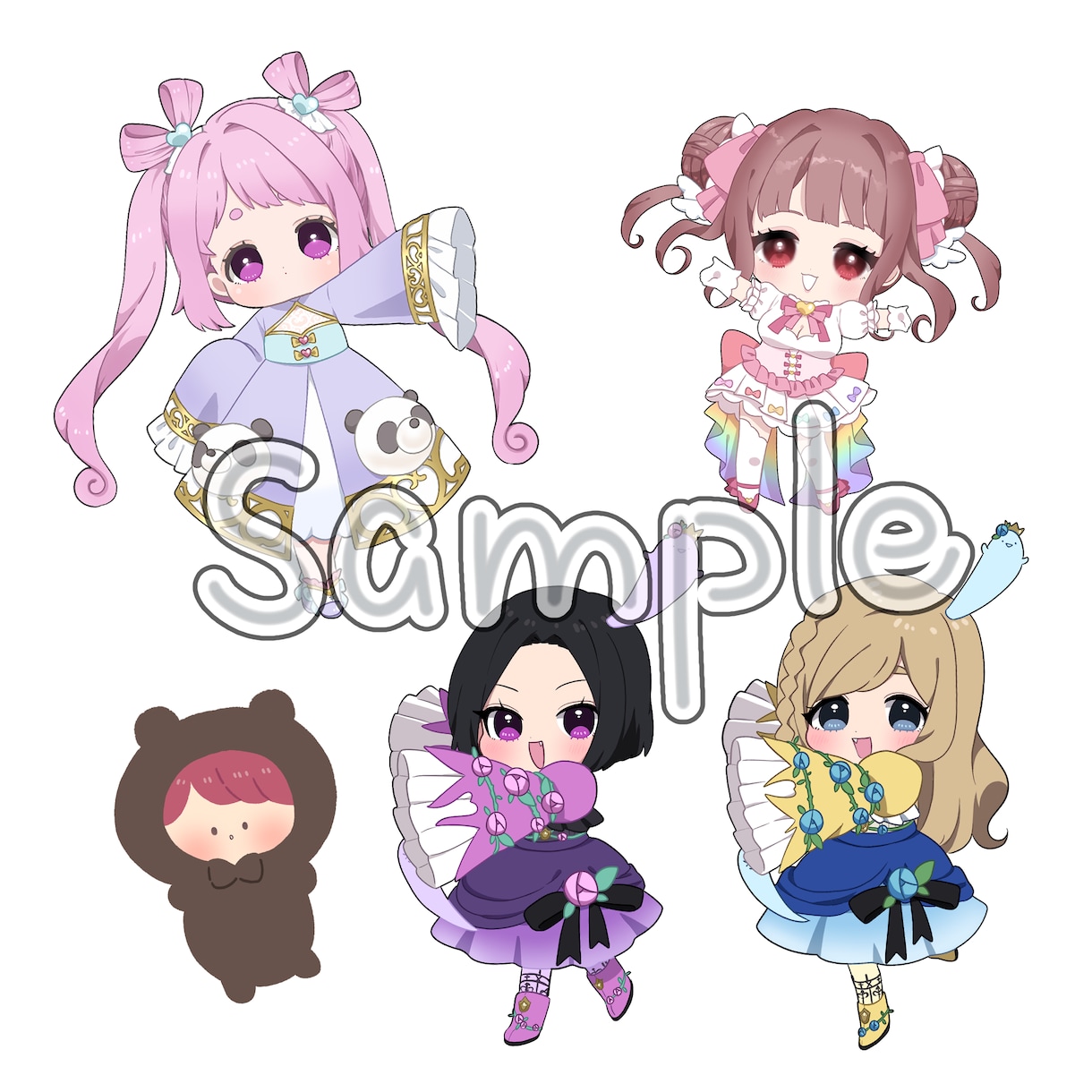 もちもちかわいいアイコン描きます ✴︎デフォルメも等身絵も！あなたのアイコンお描きします！✴︎ イメージ3
