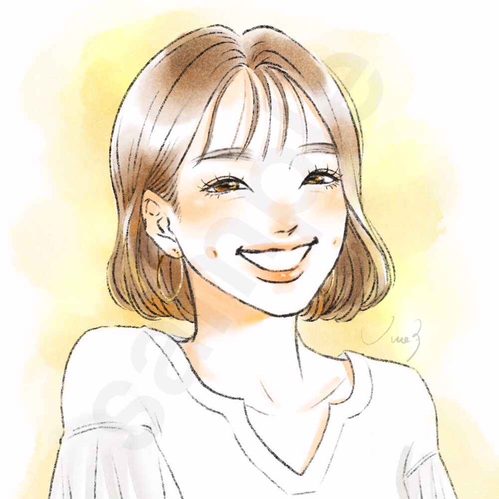 商用可☆おしゃれ水彩アイコン描きます かわいすぎない大人なアイコンお任せあれ♬ イメージ5