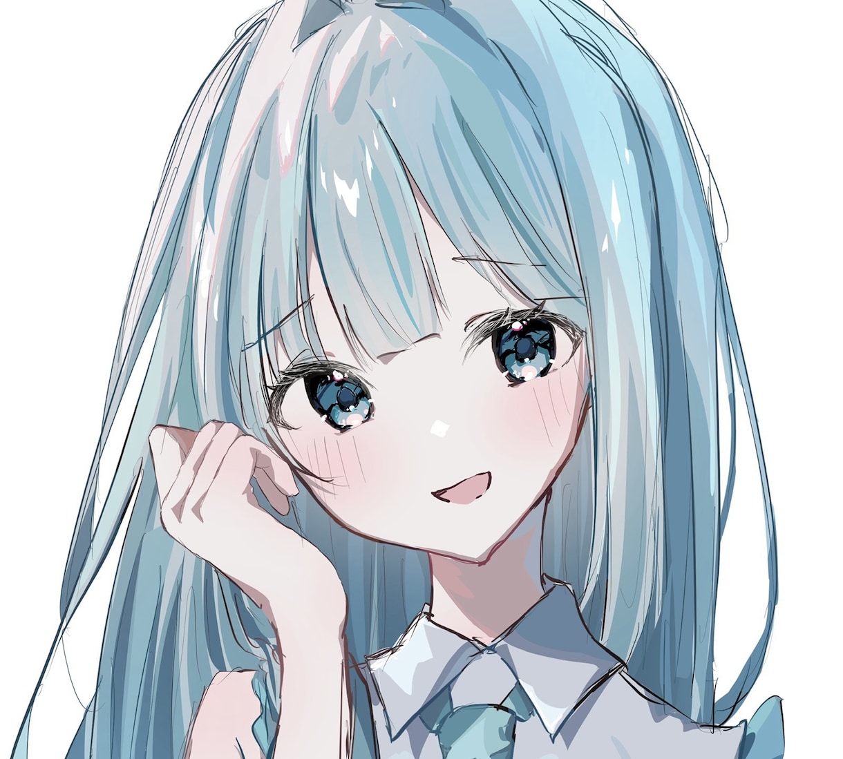 キラキラ可愛いイラストお届けします アイコン、立ち絵、1枚絵などお描きします◎ イメージ8