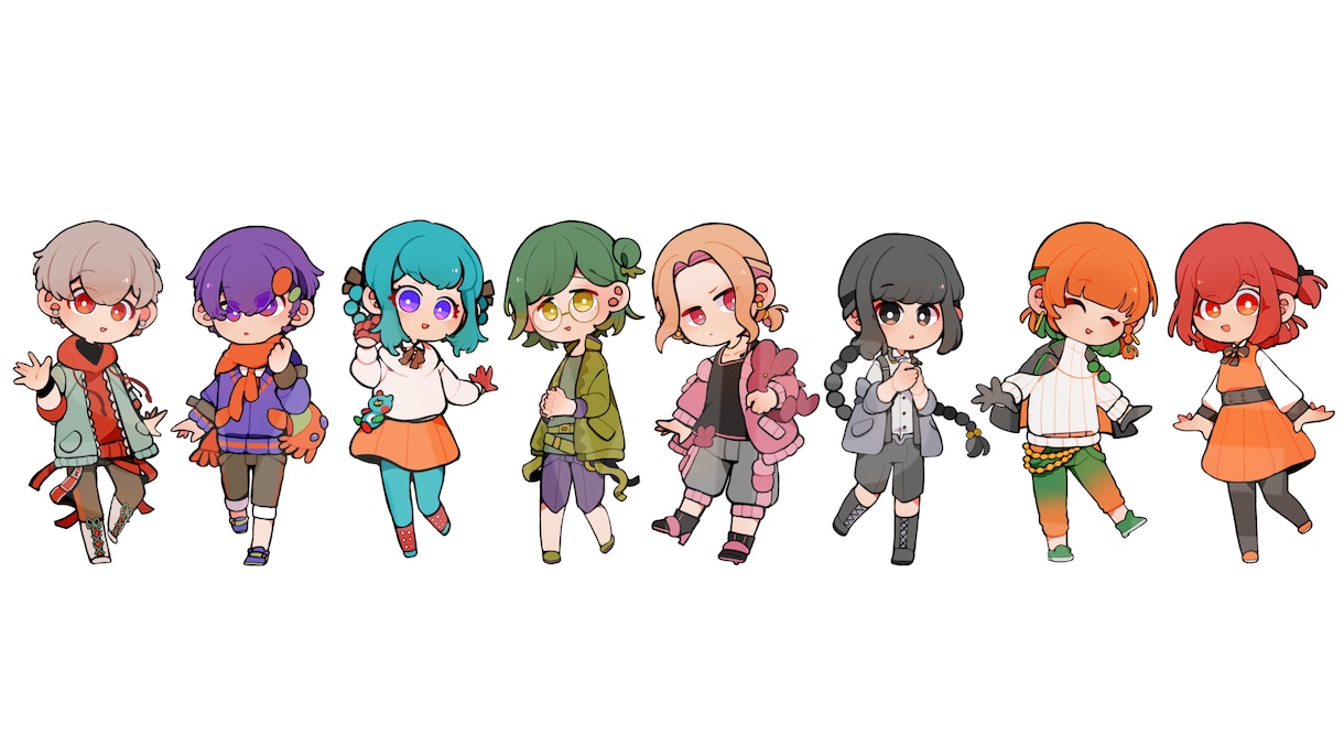 立ち絵制作します ゲーム、VTuber、TRPGの立ち絵制作します！ イメージ7