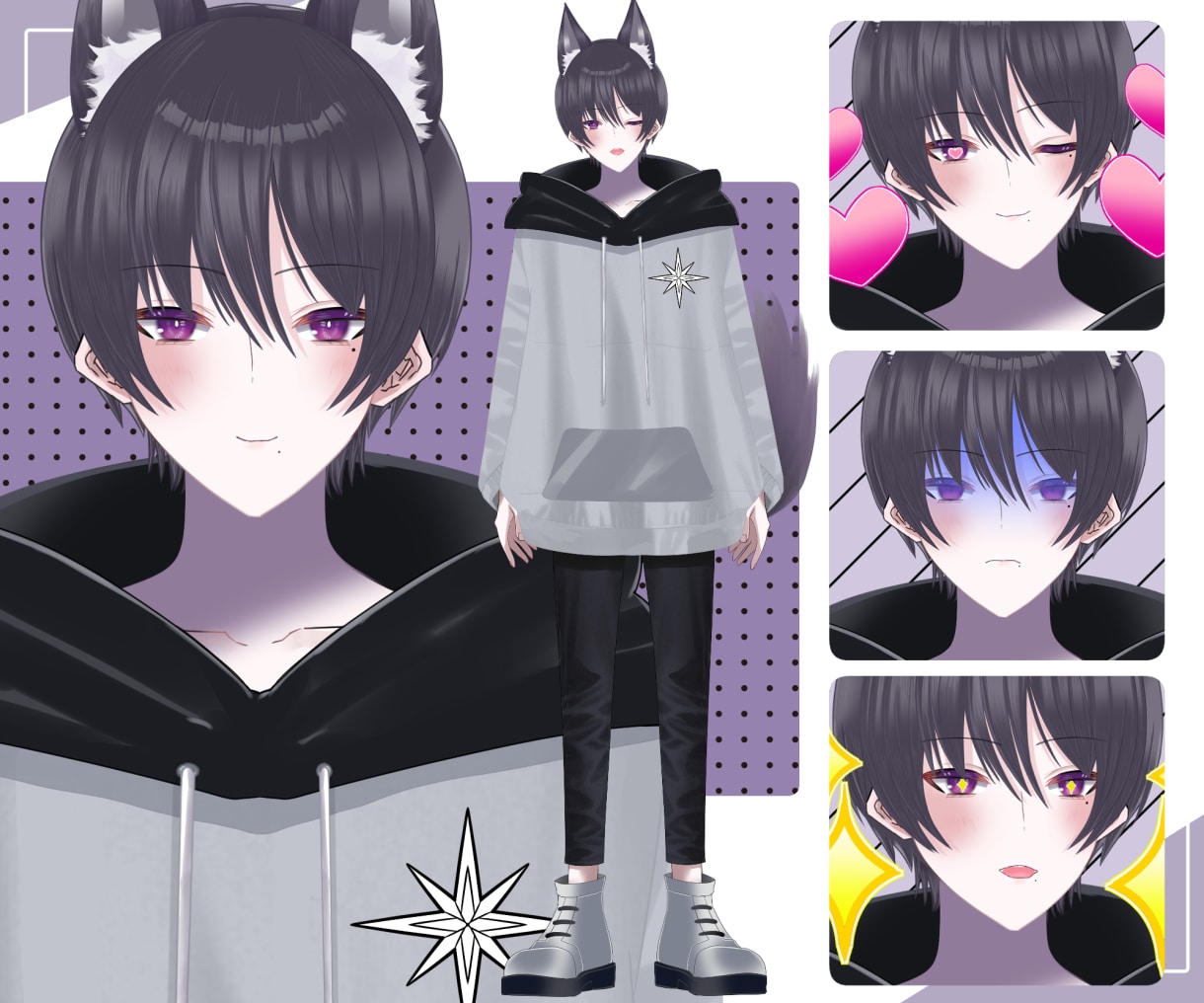 VTuber作成☆可愛いLive2dモデル作ります 最短１週間でデビューできる☆ 修正無制限！著作権譲渡も可能！ イメージ9