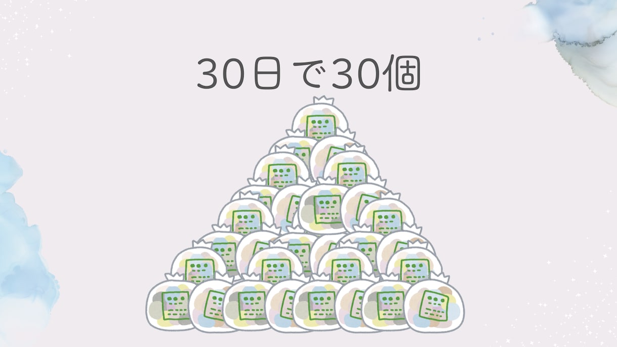 1日1つ物を捨てるお片付けを30日間サポートします ゆる～く、なが～くでも確実にお片付けしたい方に向いています イメージ3