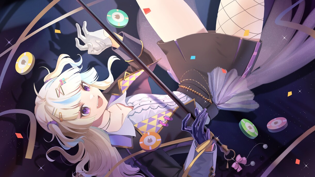 アイコン、ヘッダー、歌ってみたイラスト等製作します キャラクターイラストが欲しい方へ。丁寧に対応、製作致します♪ イメージ1