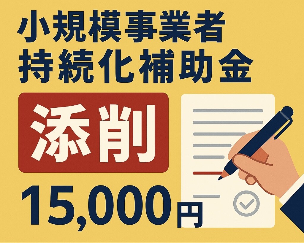 小規模事業者持続化補助金の申請書を添削します 提出予定の申請書をブラッシュアップしませんか？ イメージ1