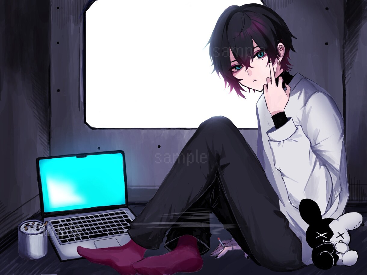 かわいく目を惹くイラストを提供します アイコンやサムネイル、動画イラストなどに！ イメージ2