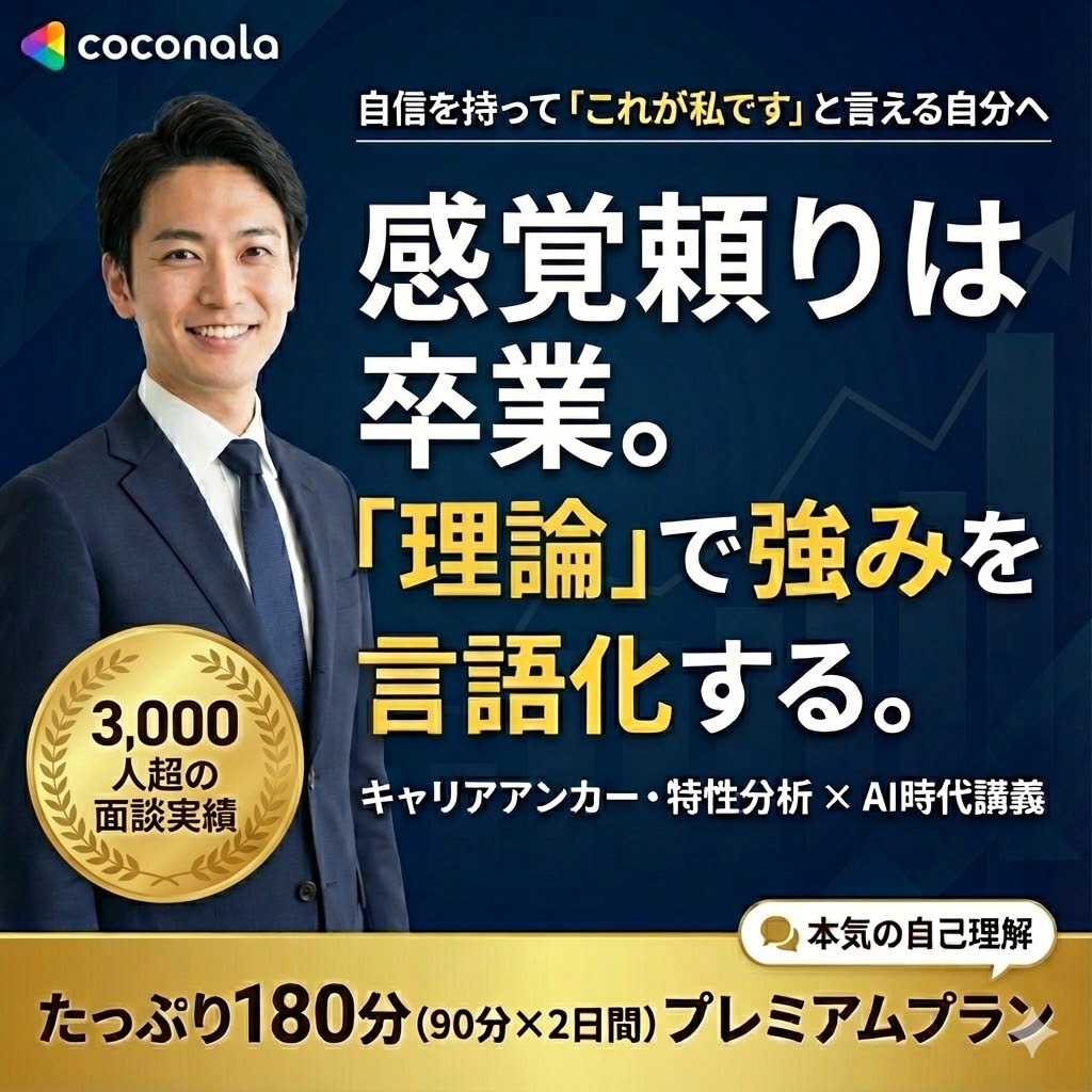 3千人面談のプロ！180分キャリア相談＆分析します 職務経歴書作成サポート付き！明日からの転職活動にも生かせます イメージ1