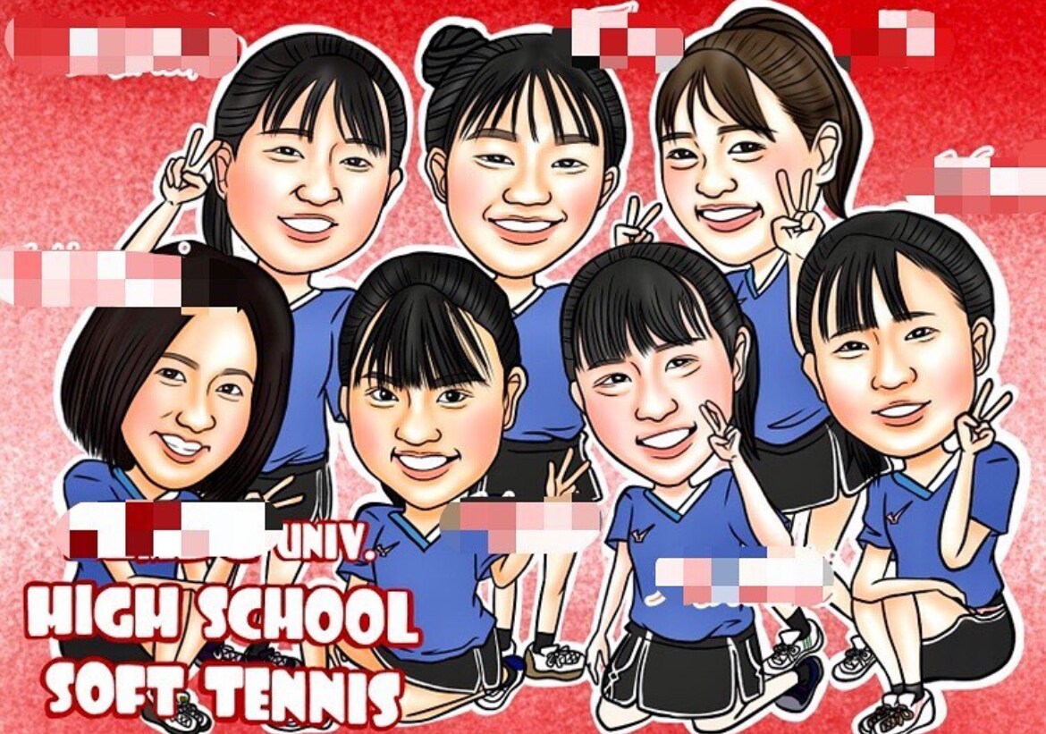 色鮮やか！！可愛い！！そんな似顔絵をお描きします 低コスト高クオリティをモットーに似顔絵を制作しております◎ イメージ5