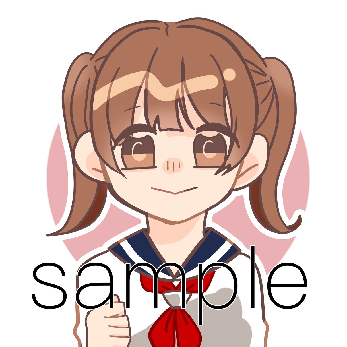 アイコン向きデフォルメキャラ描きます かわいい挿絵をお求めの方にもおすすめです イメージ1
