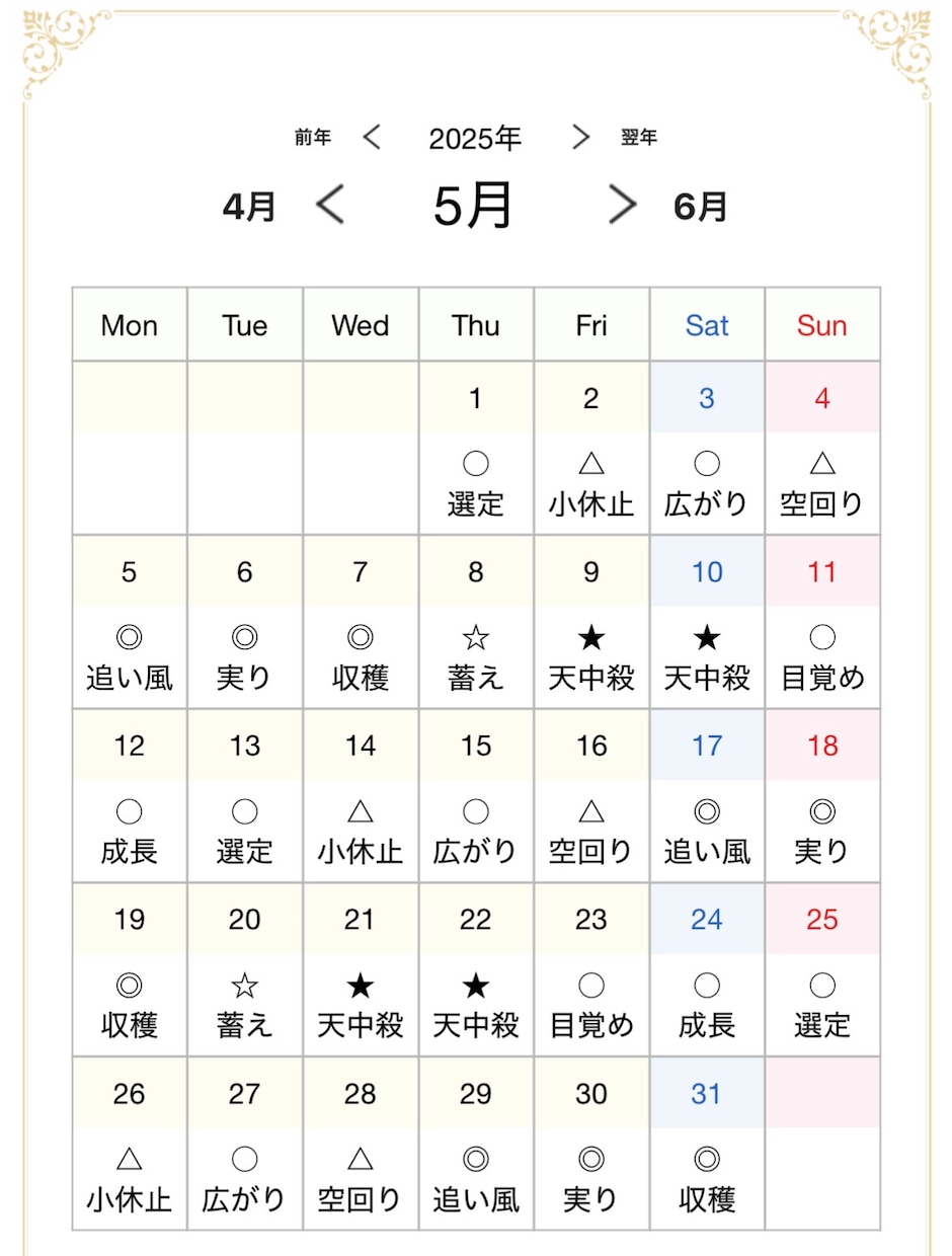 ミラクルを起こす1週間を占います 今週をよりよく生きるヒントを、四柱推命で丁寧にお届けします。 イメージ4