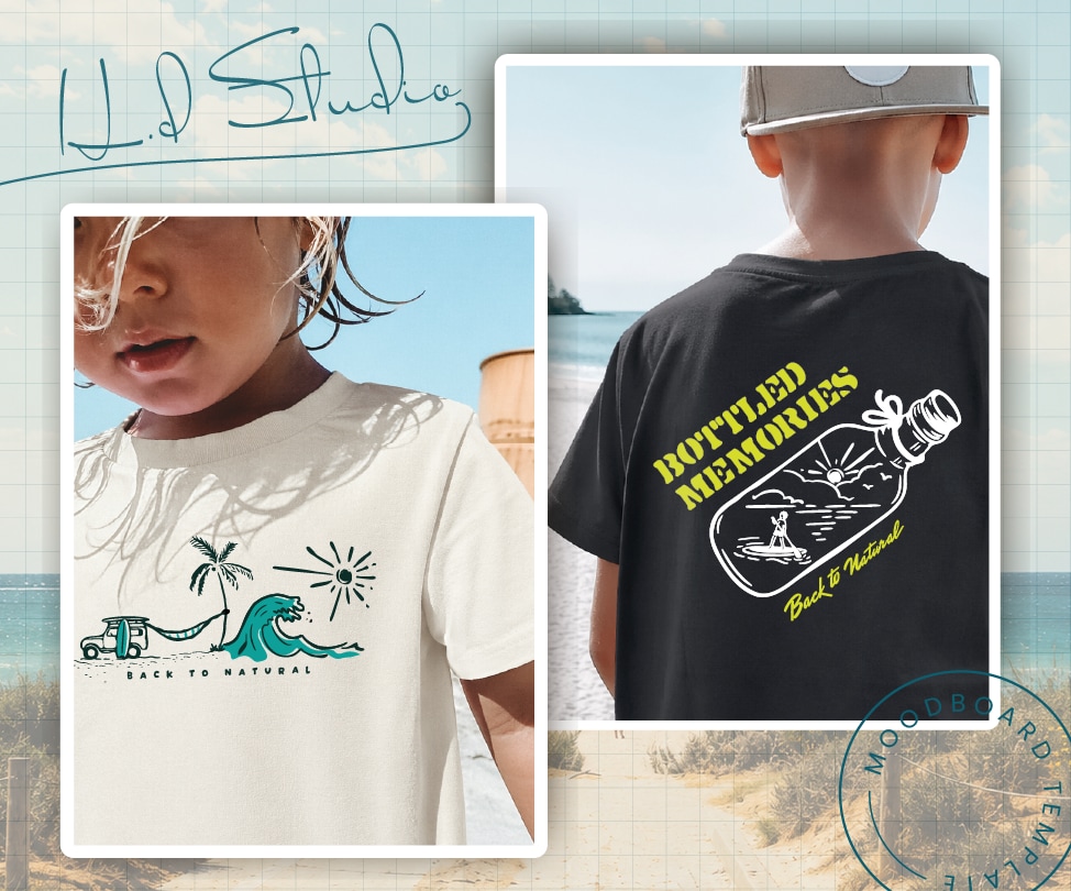 雰囲気のあるおしゃれなTシャツ・ロゴを作成します プロのアパレルデザイナーが際限なくオシャレにデザインします。 イメージ2
