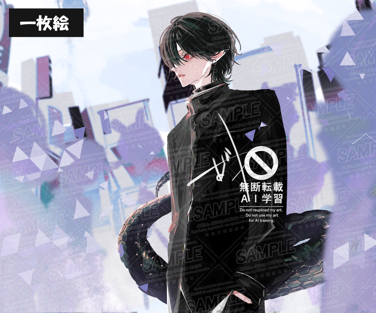 一枚絵作成させて頂きます ご要望に合ったイラストをご提供！ イメージ1