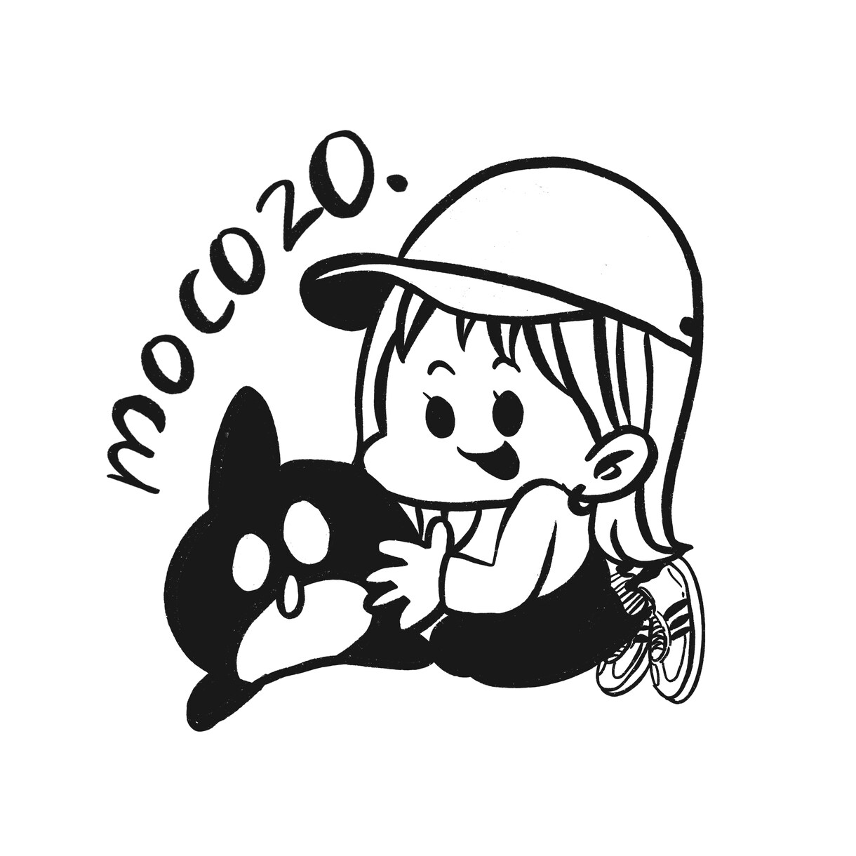 ペットや好きな動物のアイコン作成します デフォ系イラストで動物やペットと一緒に描きます！ イメージ1