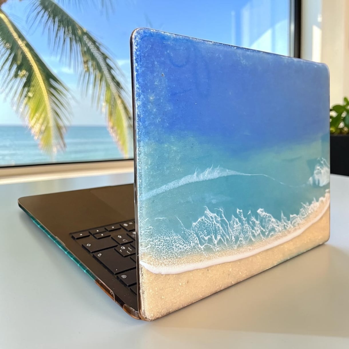 南国感じるPCカバー作成します MacBookやノートPCのカバーを海デザインで制作します イメージ1
