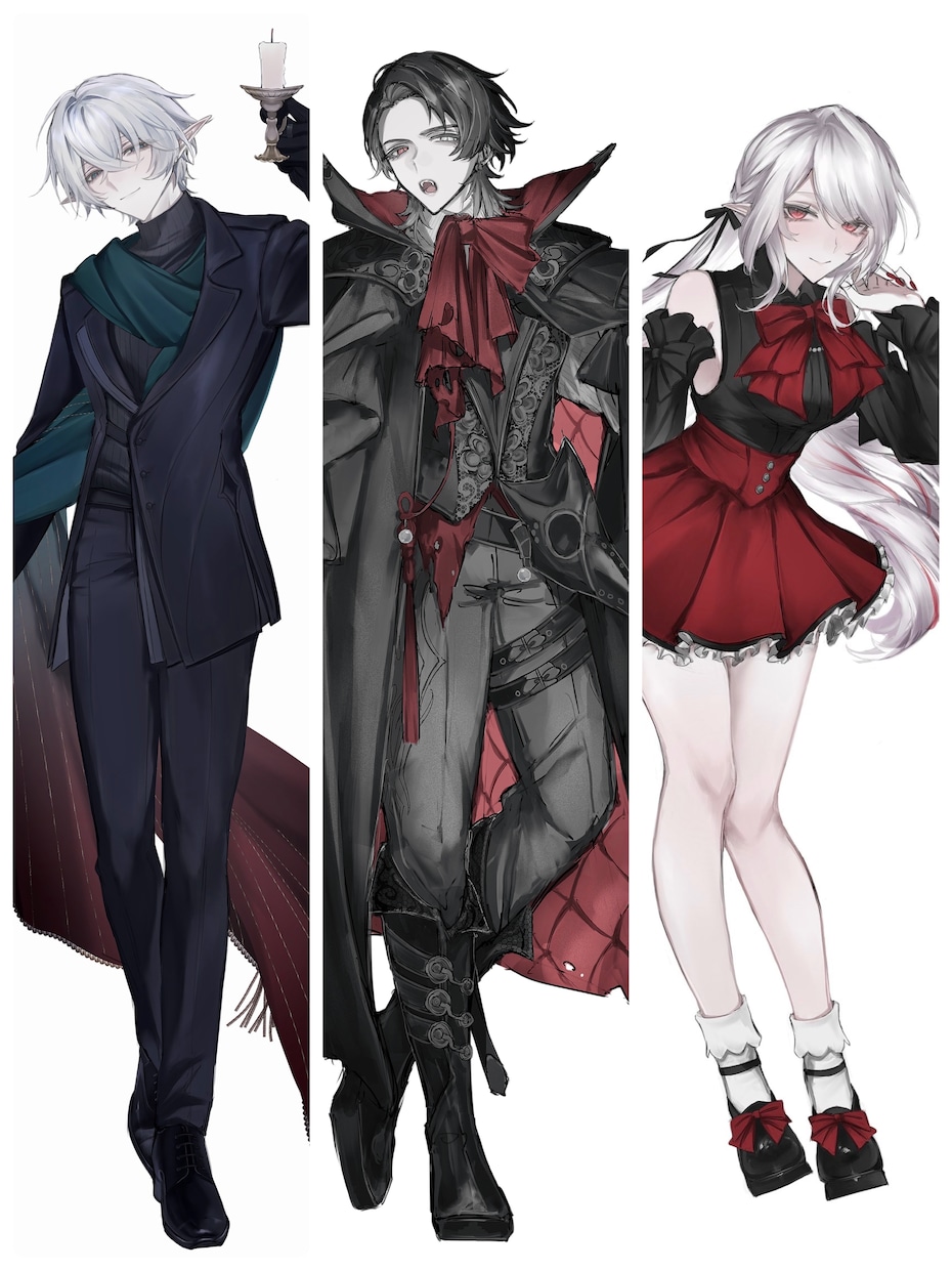 キャラクターの立ち絵やデザインを制作をいたします TRPG、オリジナルキャラクター、創作など イメージ1