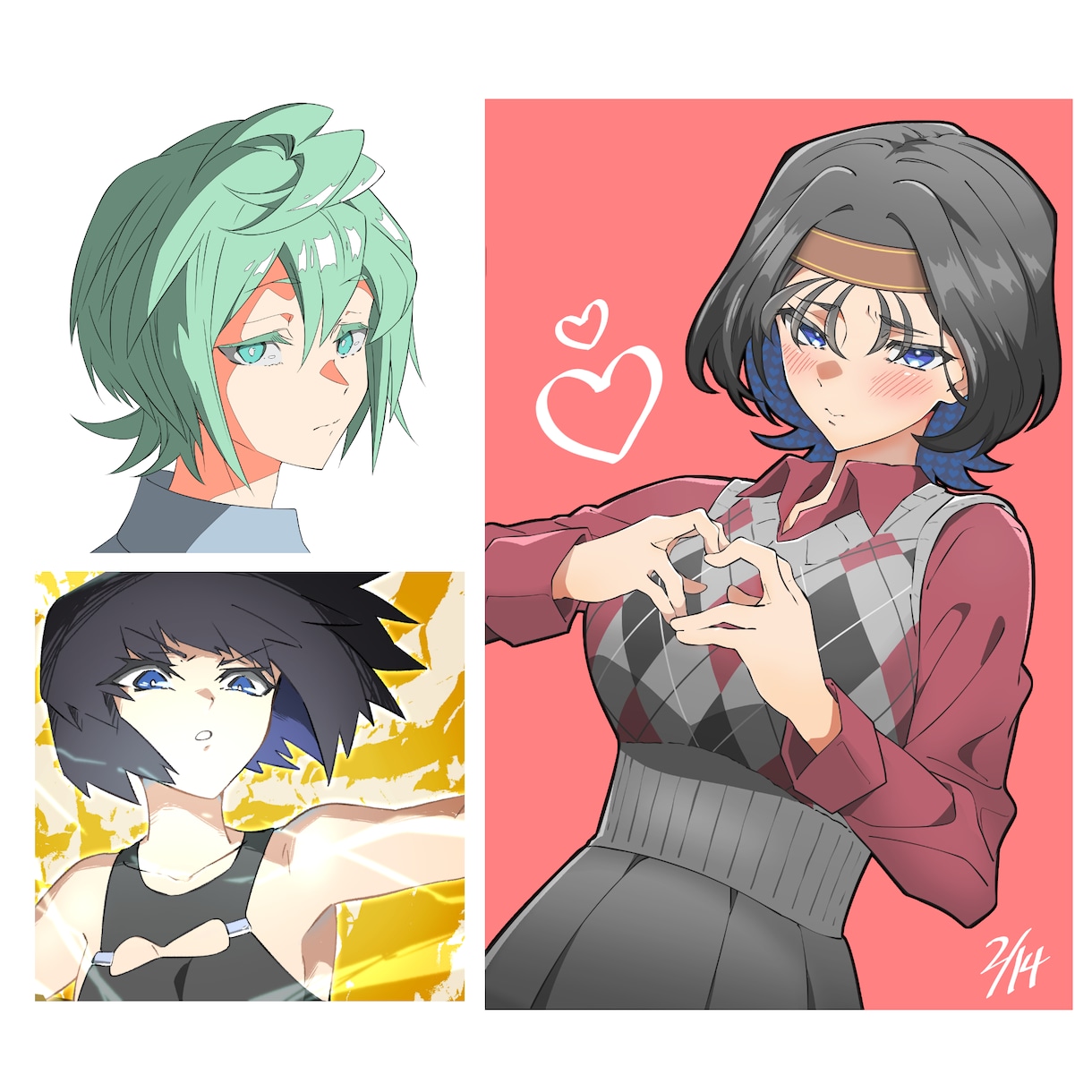 キャラクター立ち絵などなど描きます 動画投稿やSNS向け立ち絵やアイコン、サムネ等お描きします。 イメージ8