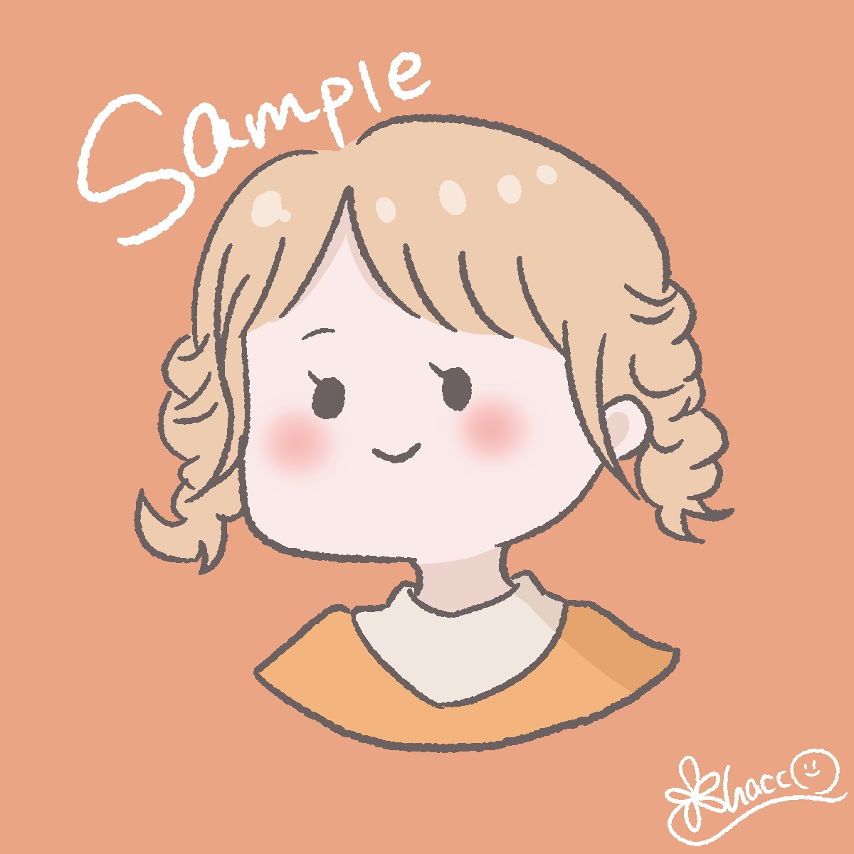 ほんわかゆるっとした似顔絵を描きます SNSやブログのアイコンにどうぞ イメージ2