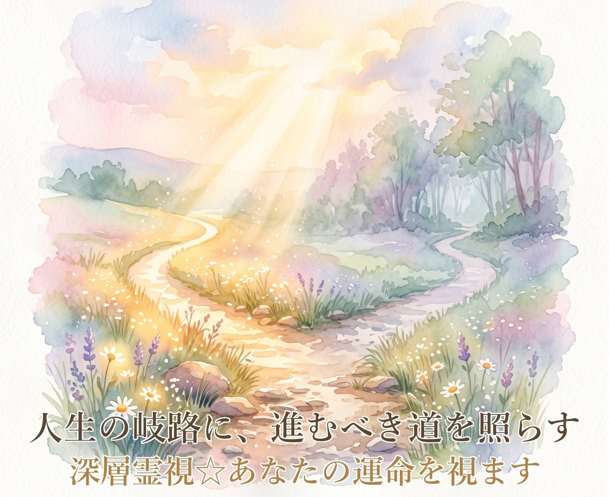 深層霊視☆あなたの運命を視ます 仕事運・宿命など人生全般を深層霊視で見通し導きます イメージ9