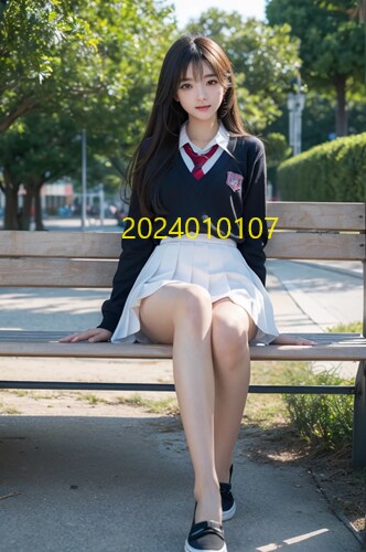 公園のベンチに座る女子高生の写真を販売します 実写では撮影が難しい公園のベンチに座る女子高生のAI写真販売 イメージ7