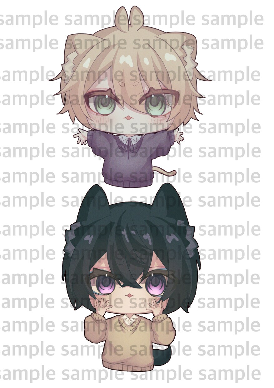 ミニキャラの制作依頼受け付けてます 可愛いミニキャライラストが欲しい方へ イメージ3