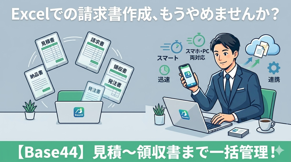 請求・見積・納品書の作成アプリを提供します スマホでも使える！中小企業向け書類管理作成アプリ イメージ1