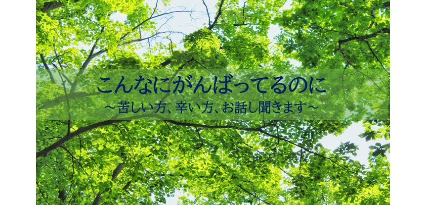 あなたのお話　伺います ずっと頑張っているのに、どうしてうまくいかないのか。 イメージ1