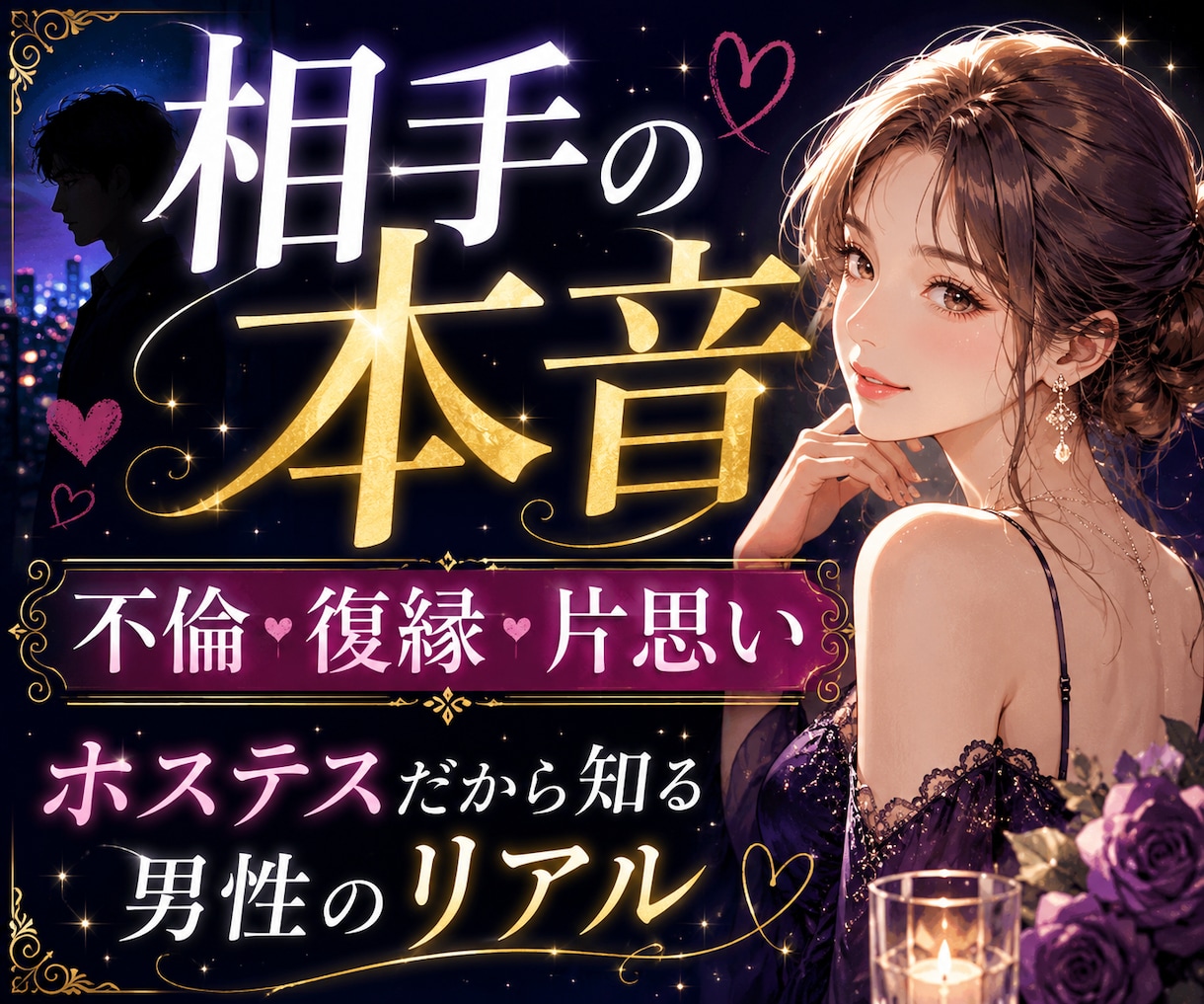 続けるか終わらせるのかリアルな相手の本音教えます 好きだからこそ、複雑な関係だからこそ人に言えない悩みを解決 イメージ1