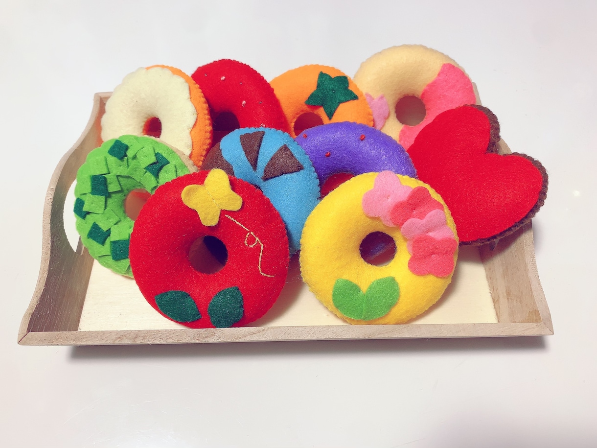 フェルトのおままごとをオーダーメイドします お子さまの好きな食べ物をフェルトで形にします イメージ2