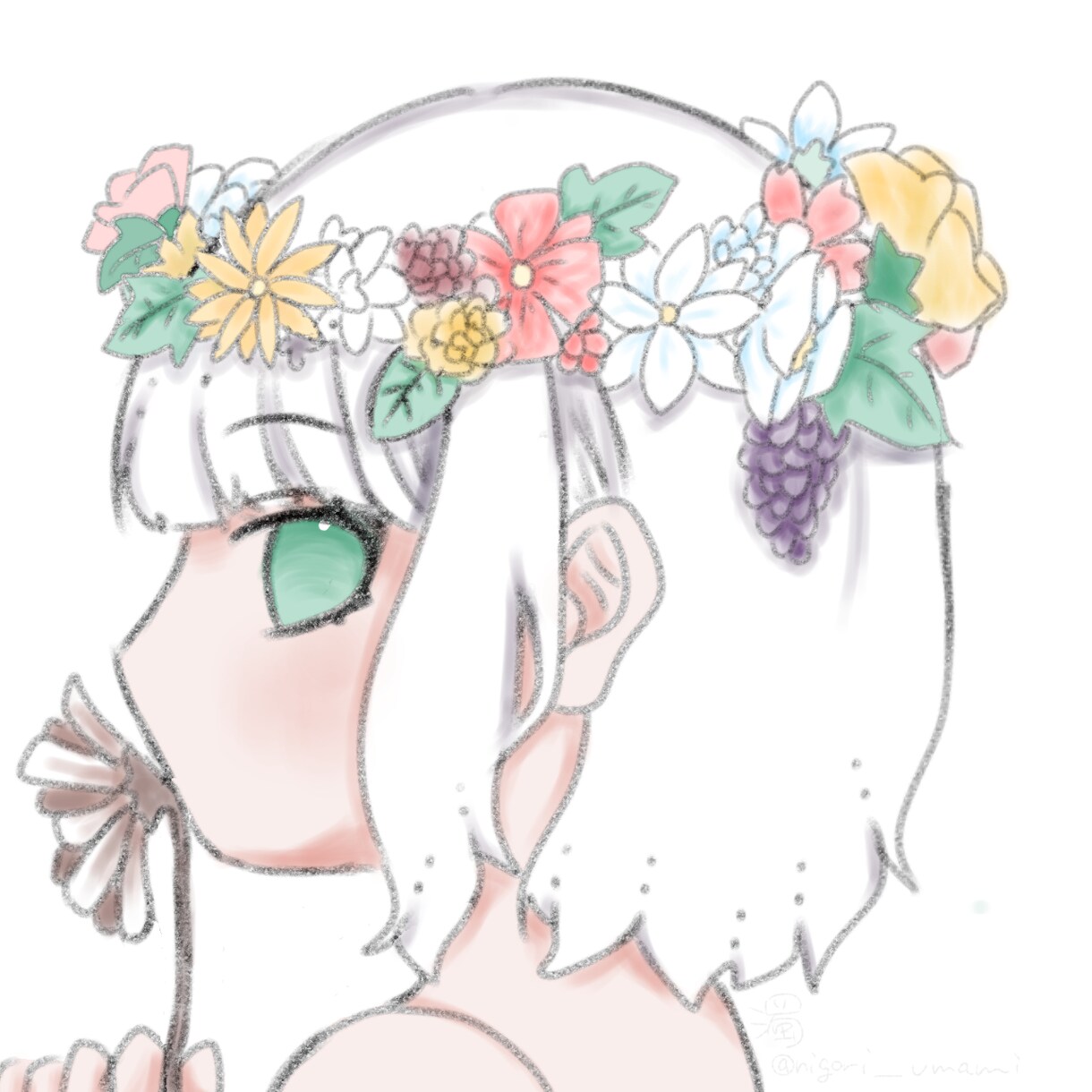 SNSアイコンなどを描かせていただきます 優しさのなかにある闇を描きます。 イメージ1