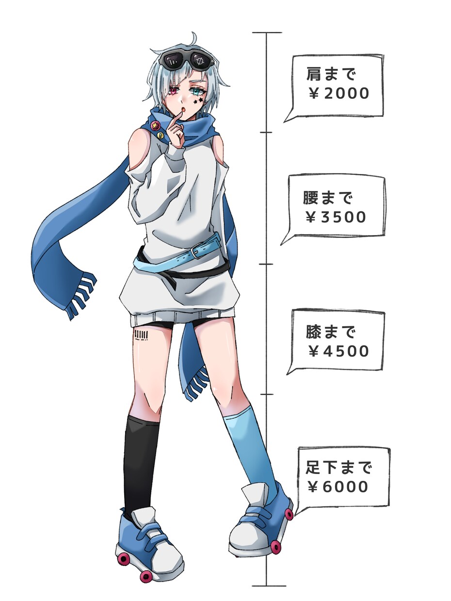 商用利用可能☆人物キャラのイラスト描きます ｢上半身だけ｣もOK！TRPGやオリジナルゲーム作成に。 イメージ2