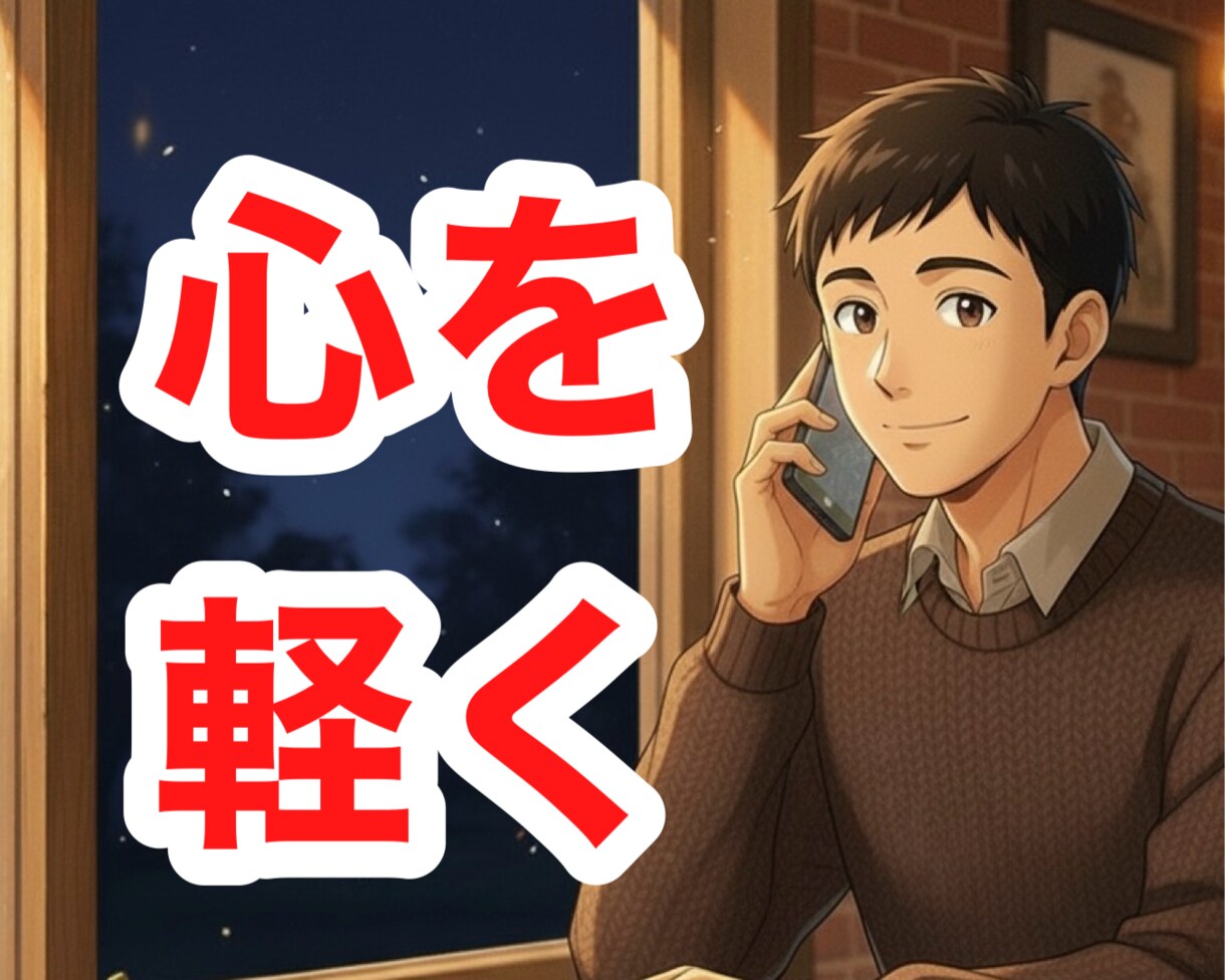 最近寝れない方専用｜過去の辛かった話を傾聴します ドキドキや不安で眠れない夜。無理して寝ずにお話しましょう。 イメージ4