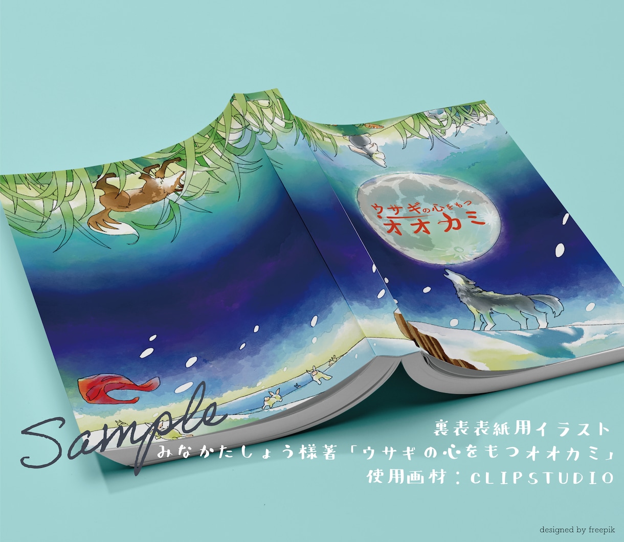 絵本風イラストの表紙・挿絵作成致します 児童書や絵本など自費出版や同人誌、電子書籍など実績多数！ イメージ6