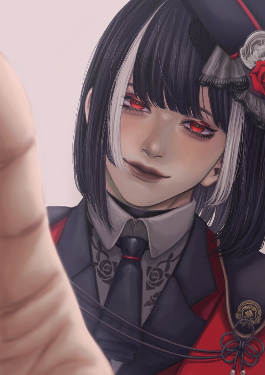 印象的な表情と光で魅せるキャライラストを描きます 美しい質感にこだわったキャラクターの雰囲気を大切にした一枚絵 イメージ4