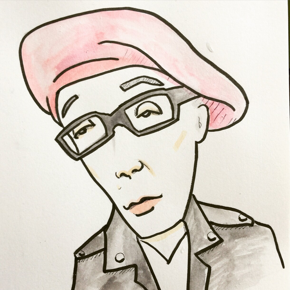 手描きタッチの似顔絵を描きます 独特な雰囲気の似顔絵をご希望の人にオススメ イメージ1