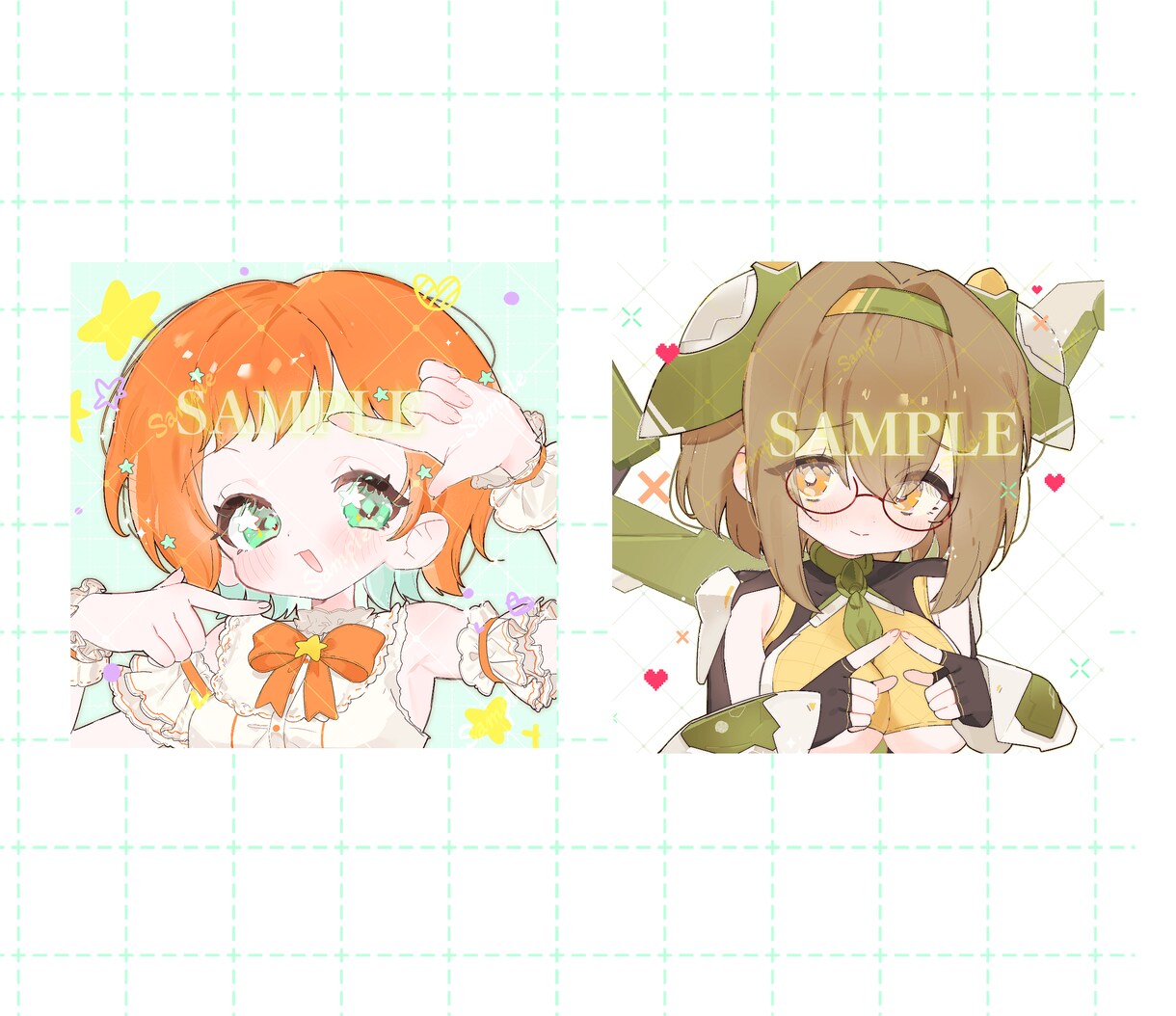 SNS向けの可愛いアイコン描きます ふんわり・もちほっぺなキャラクターイラストが得意です！！ イメージ2