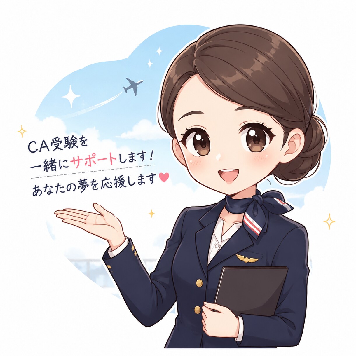 貴方のCA受験サポートしますます 既卒・スクール未経験で一発合格した経験を活かします イメージ1