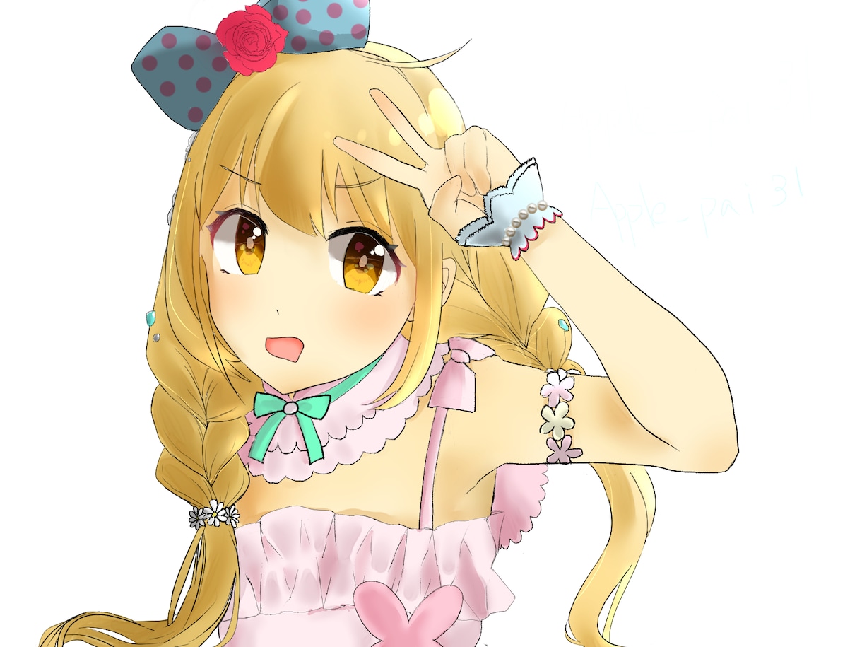 SNS用のアイコン作成します あなた用のイラスト描きます！何度でも修正OKです！！ イメージ2