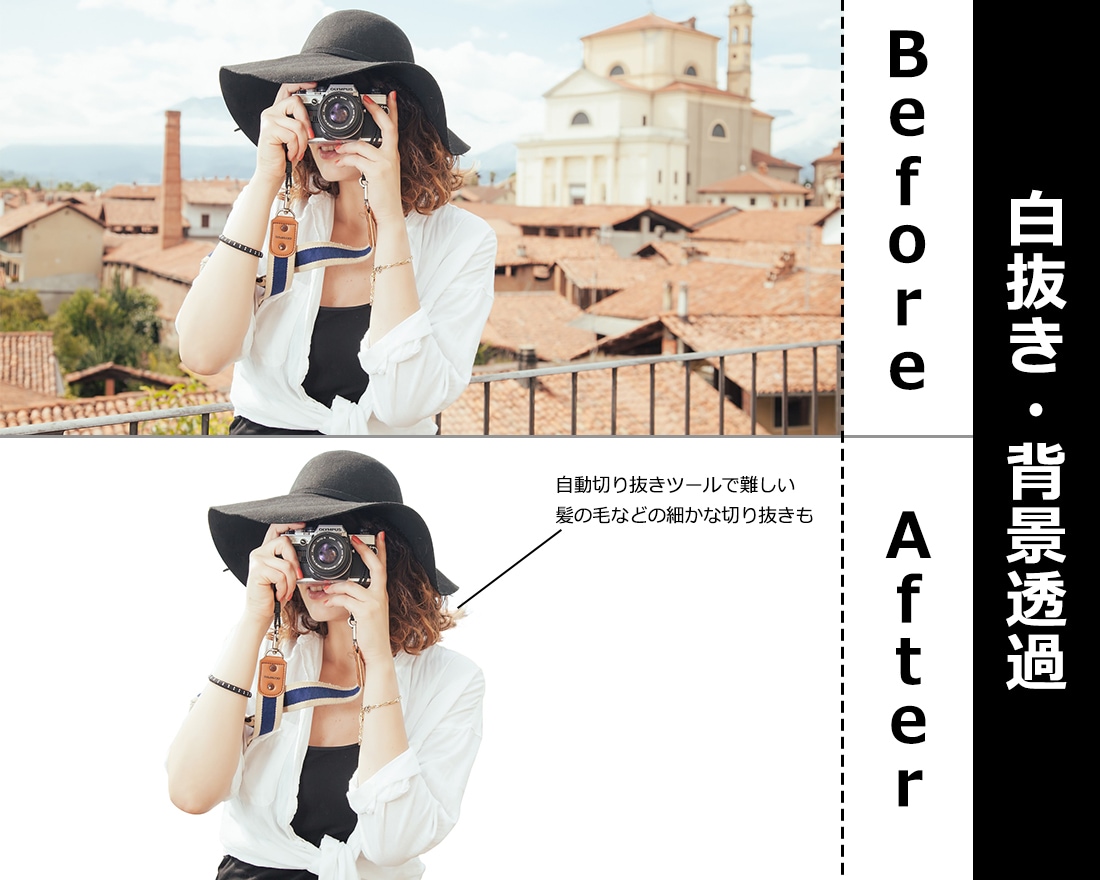 5枚1000円から！画像切り抜き、加工承ります Photoshopで切り抜き、加工、不要物削除！スピード納品 イメージ2
