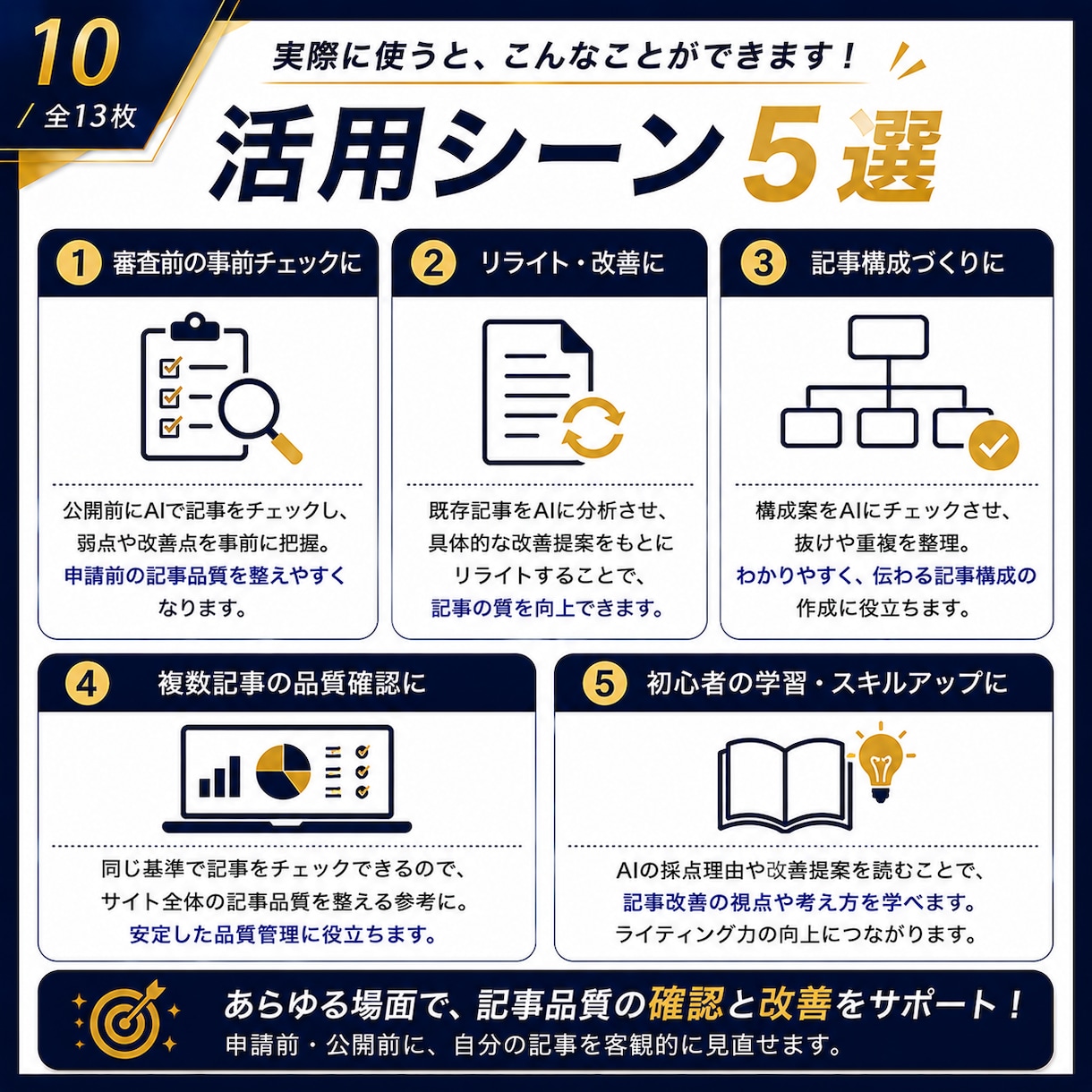 アドセンス審査記事の添削AIプロンプトを提供します 400サイト以上の合格支援ロジックを自分のAIに搭載できる！ イメージ10