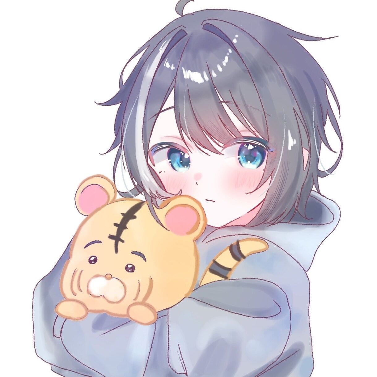世界で1枚だけのSNS用アイコンお描きします キラキラしていて可愛い女の子のイラストをお描きします。 イメージ1