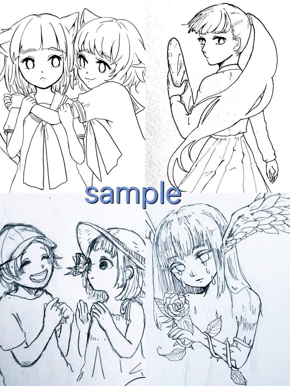 アイコン用等、用途に合わせイラスト描きます 好きなキャラ、オリジナルキャラ、似顔絵等ご要望お伺いします イメージ9