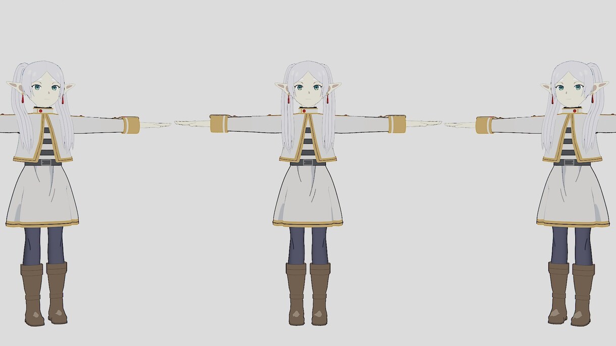 3Dアニメのキャラクターを作るます ブレンダーで3Dキャラクター作成 イメージ4