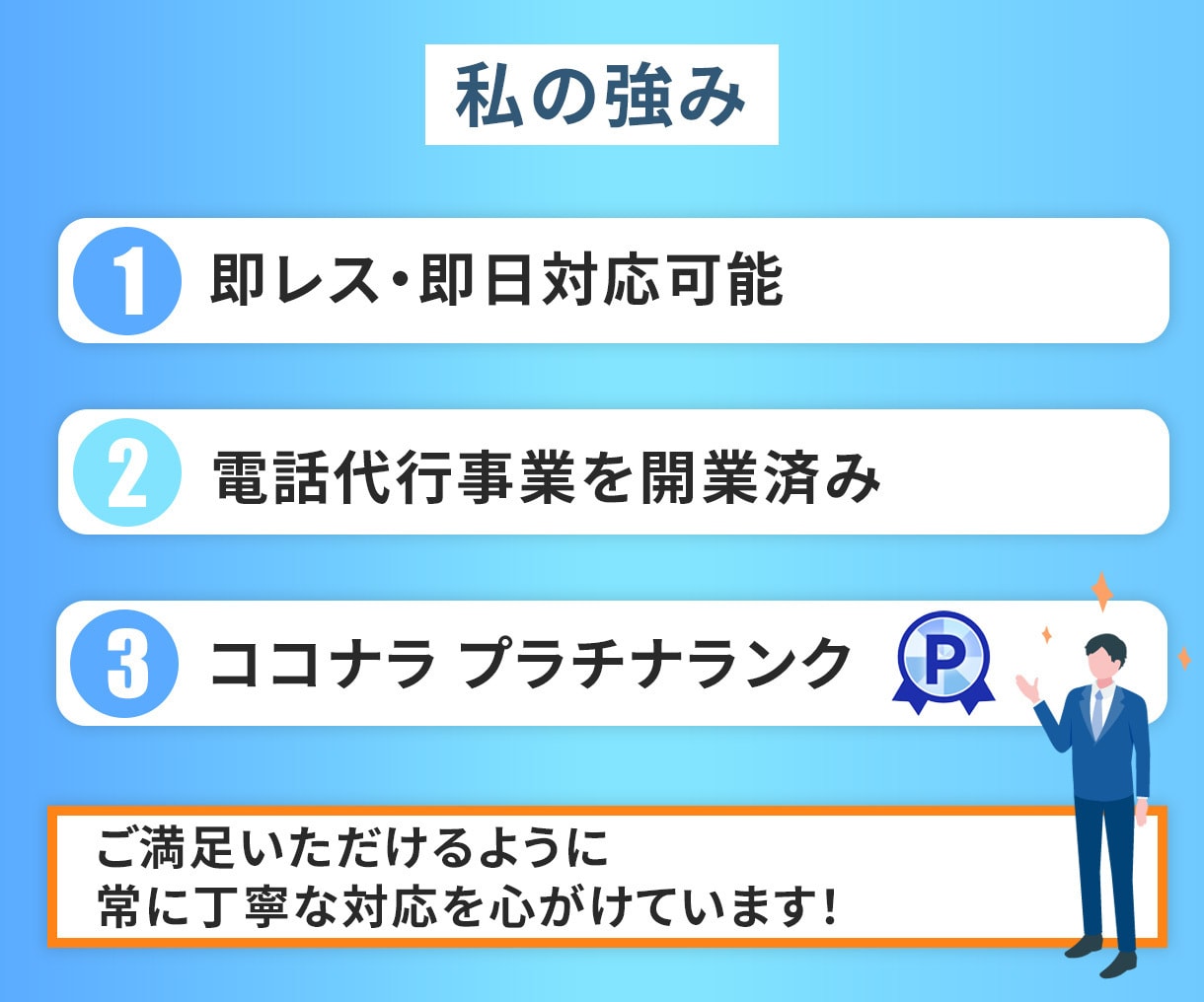 即日対応可能！営業のプロが様々な電話を代行致します クレーム、不倫の密告などの電話代行します！女性も対応可 イメージ4
