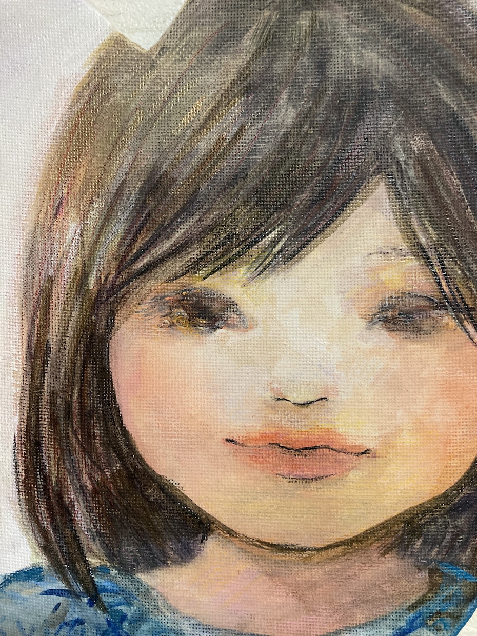 ご家族や恋人など　ほんわか似顔絵お作りします ほんわか　水彩　アクリル　リアル　ゆるふわ　癒し　かわいい イメージ1