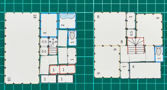 紙の間取りパーツセットます 理想の間取りを自分で考えて簡単に作ることができます イメージ5
